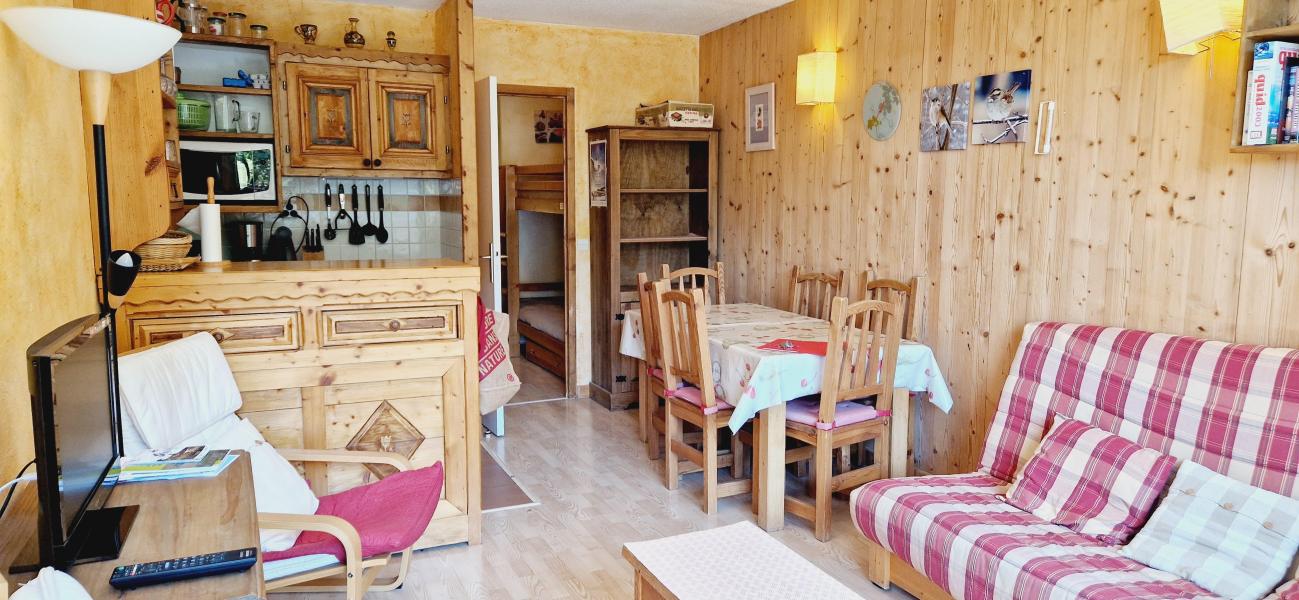 Ski verhuur Appartement 3 kamers bergnis 6 personen (PRA48) - Résidence le Pravet - Montalbert - Woonkamer