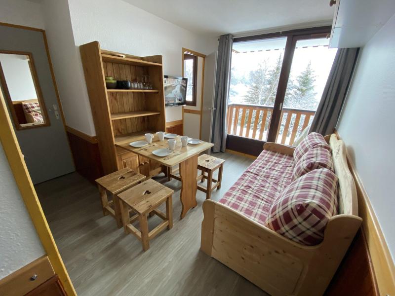 Аренда на лыжном курорте Квартира студия кабина для 4 чел. (009) - Résidence Plaisances - Montalbert
