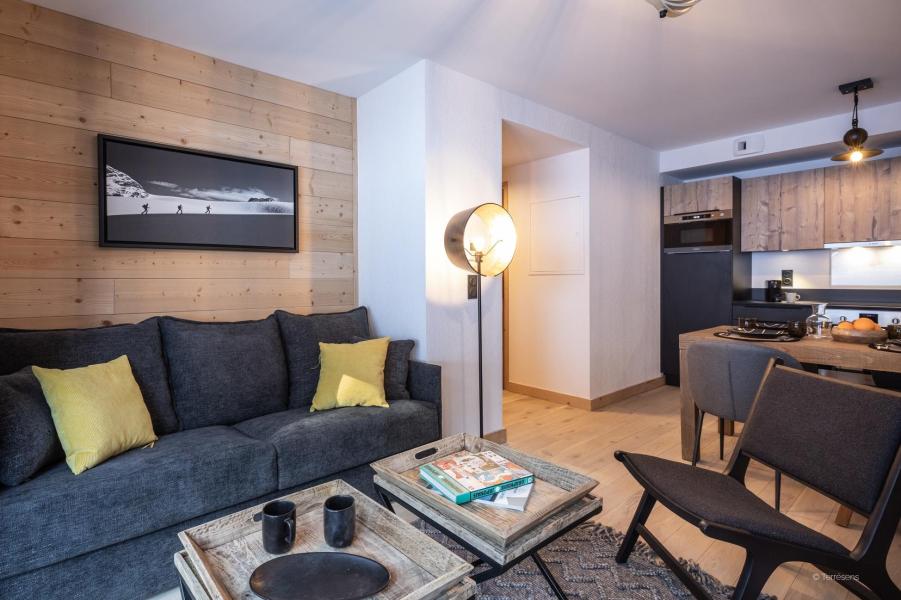 Skiverleih 2-Zimmer-Appartment für 4 Personen - Résidence Terresens Le Snoroc - Montalbert - Wohnzimmer