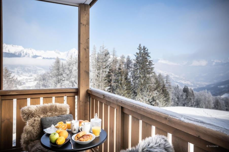 Wynajem na narty Résidence Terresens Le Snoroc - Montalbert - Balkon