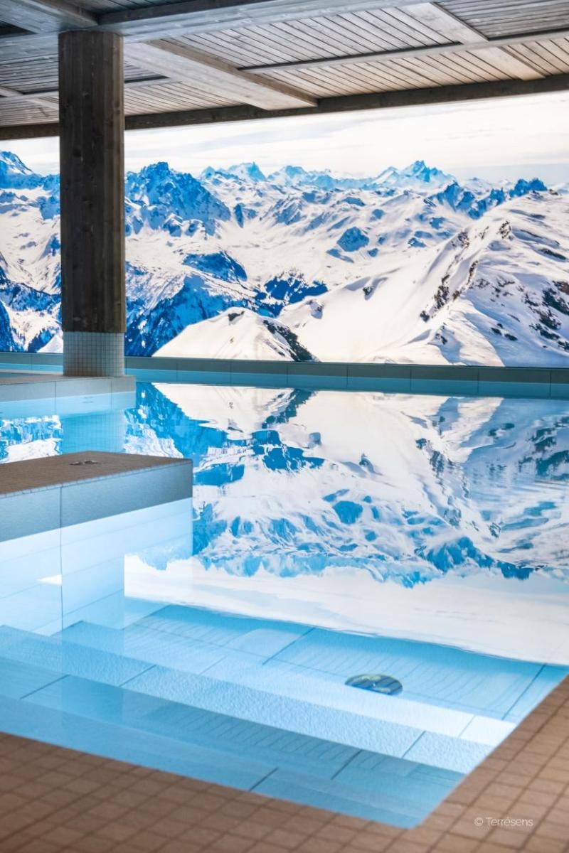 Rent in ski resort Résidence Terresens Le Snoroc - Montalbert - Swimming pool