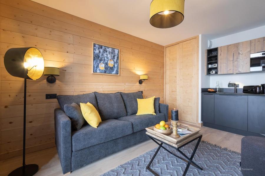 Ski verhuur Studio cabine 4 personen - Résidence Terresens Le Snoroc - Montalbert - Sofa