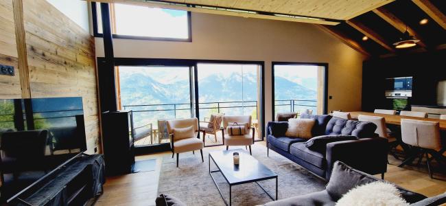 Location au ski Chalet mitoyen 7 pièces triplex 12 personnes (ANTARES) - Chalet Antares - Montalbert - Séjour