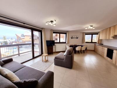 Skiverleih 4-Zimmer-Holzhütte für 6 Personen (21) - Le Chalet Martin - Montalbert - Wohnzimmer