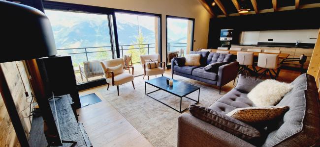 Location au ski Chalet triplex 7 pièces 12 personnes (ATL F1) - Le Chalet Mitoyen - Montalbert - Séjour