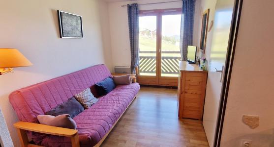 Skiverleih 2-Zimmer-Holzhütte für 4 Personen (77) - Résidence le Christiana - Montalbert - Wohnzimmer