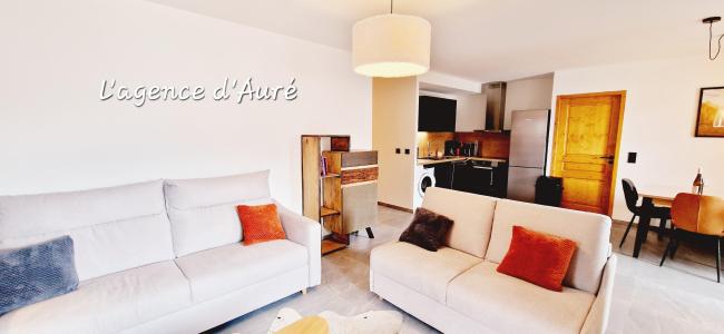 Rent in ski resort 4 room apartment 8 people (M04) - Résidence le M - Montalbert - Living room