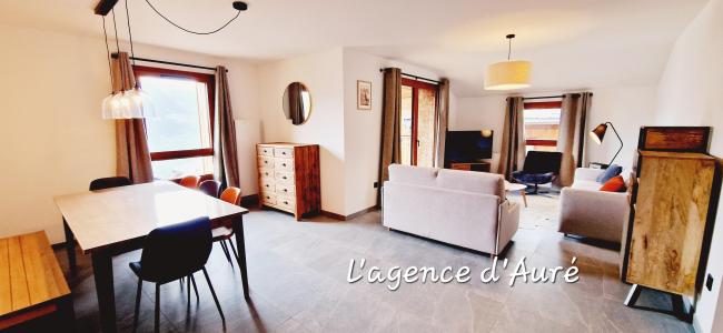 Rent in ski resort 4 room apartment 8 people (M04) - Résidence le M - Montalbert - Living room