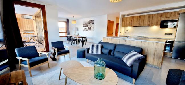 Wynajem na narty Apartament 5 pokojowy 10 osób (M01) - Résidence le M - Montalbert - Pokój gościnny