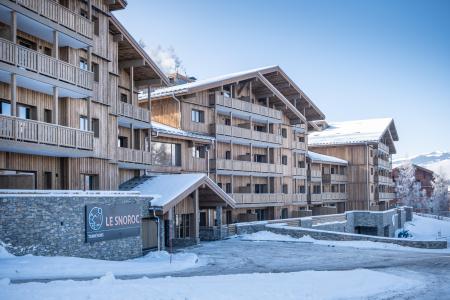 Location au ski Résidence Le Snoroc - Montalbert - Extérieur hiver