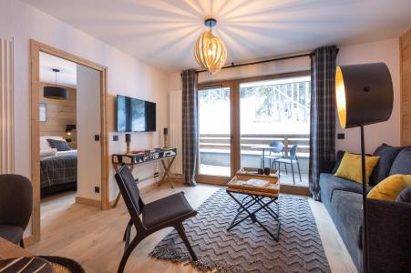 Rent in ski resort Résidence Le Snoroc - Montalbert - Living room