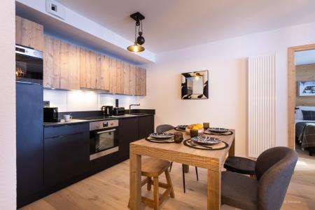 Ski verhuur Appartement 2 kamers 4 personen - Résidence Terresens Le Snoroc - Montalbert - Keukenblok