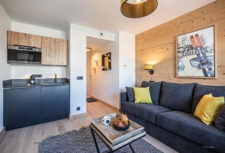 Rent in ski resort Studio 2 people - Résidence Terresens Le Snoroc - Montalbert - Living room