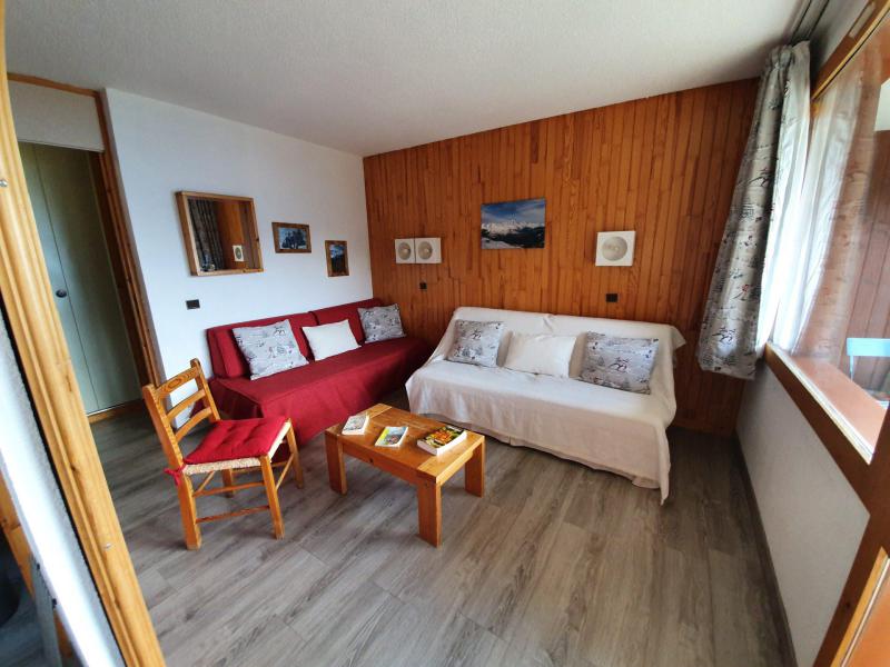 Ski verhuur Appartement 2 kamers 6 personen (6) - La Résidence le Dé 2 - Montchavin La Plagne - Woonkamer