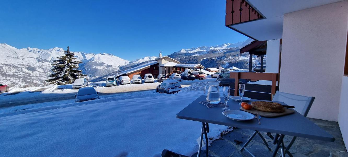 Alquiler al esquí Estudio -espacio montaña- para 4 personas (5) - La Résidence le Domino - Montchavin La Plagne - Terraza