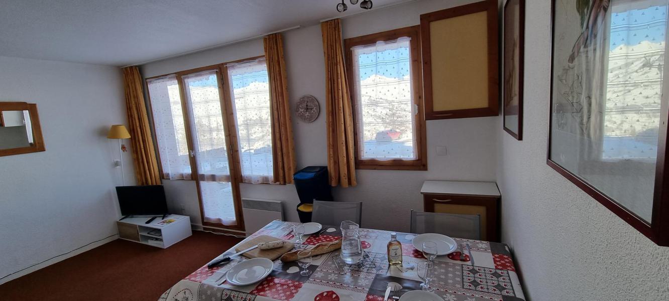 Skiverleih Studio Schlafnische 4 Personen (5) - La Résidence le Domino - Montchavin La Plagne - Wohnzimmer