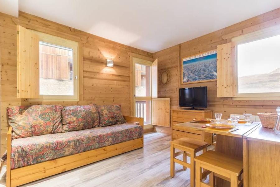 Ski verhuur Appartement 2 kamers 4 personen (CSD6) - La Résidence les Côtes - Montchavin La Plagne - Woonkamer