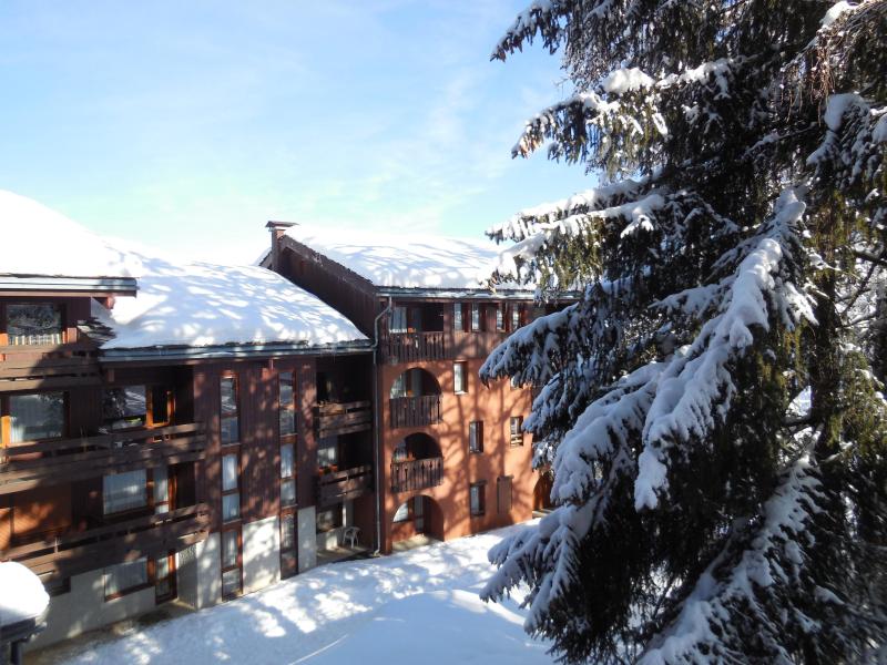 Vacances en montagne Studio 4 personnes (027) - La Résidence les Pentes - Montchavin La Plagne - Extérieur hiver