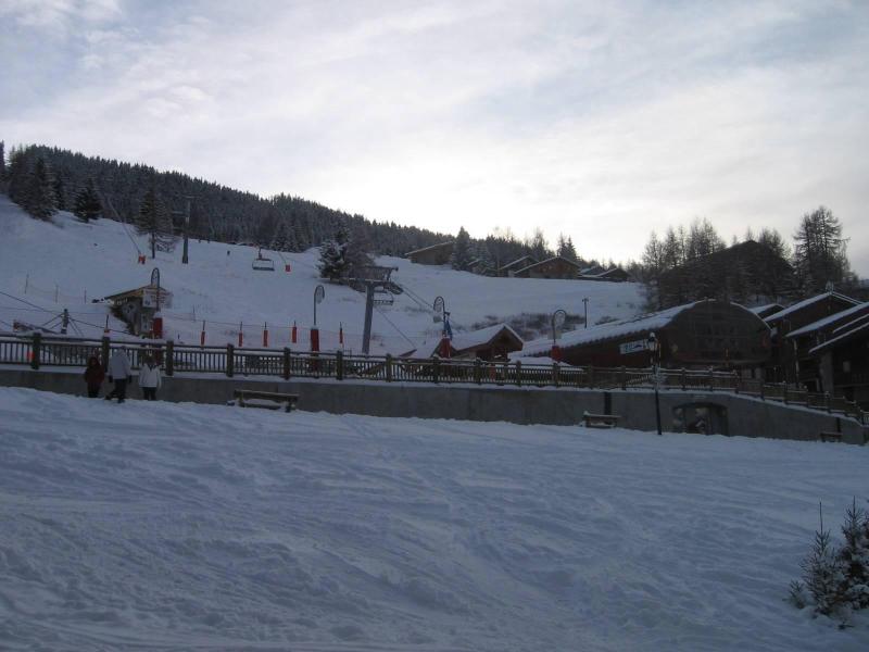 Ski verhuur Studio 4 personen (006) - La Résidence les Pentes - Montchavin La Plagne - Terras