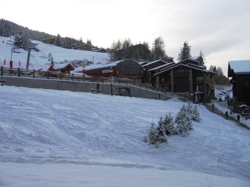 Location au ski Studio 4 personnes (006) - La Résidence les Pentes - Montchavin La Plagne - Terrasse