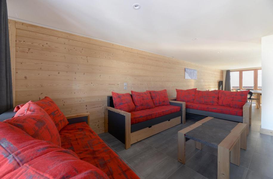 Rent in ski resort 6 room apartment 13 people (303) - Résidence Backgammon - Montchavin La Plagne - Living room