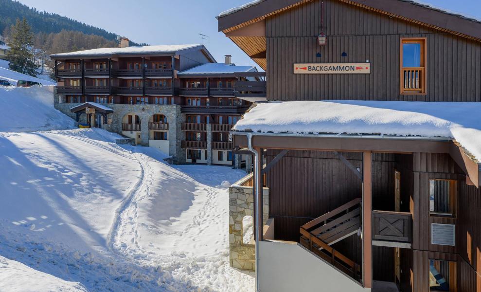 Rent in ski resort Résidence Backgammon - Montchavin La Plagne - Winter outside