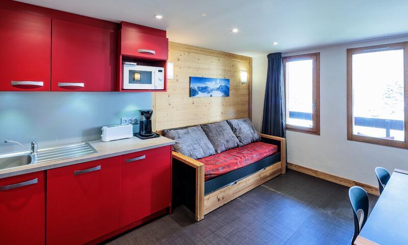 Vacances en montagne Appartement 3 pièces 6 personnes (42m²) - Résidence Backgammon - Maeva Home - Montchavin La Plagne - Cuisine