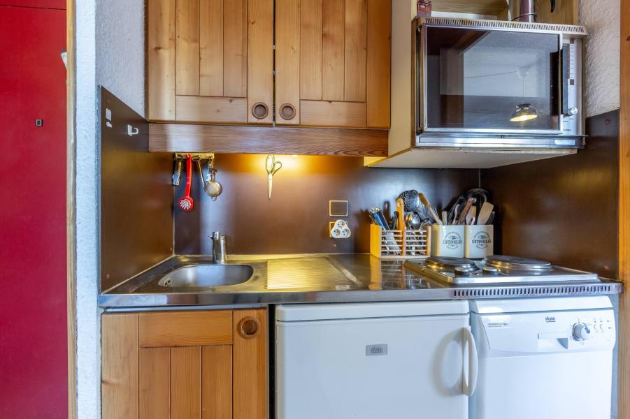 Alquiler al esquí Apartamento cabina para 3 personas (018) - Résidence la Boussole - Montchavin La Plagne - Cocina