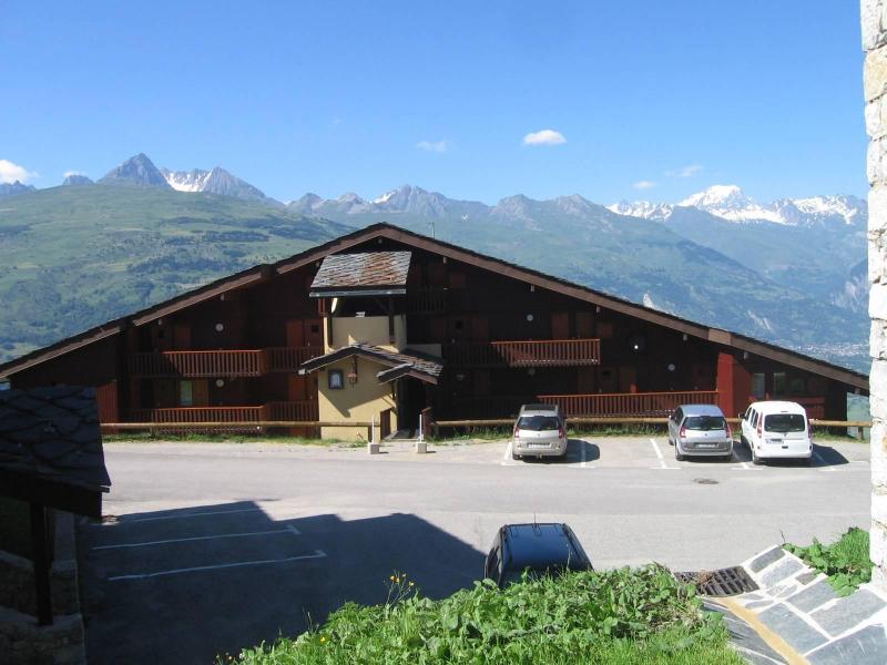 Ski verhuur Studio 2 personen (001) - Résidence la Boussole - Montchavin La Plagne - Terras