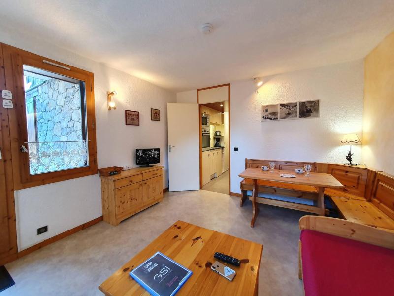 Ski verhuur Studio 2 personen (001) - Résidence la Boussole - Montchavin La Plagne - Woonkamer