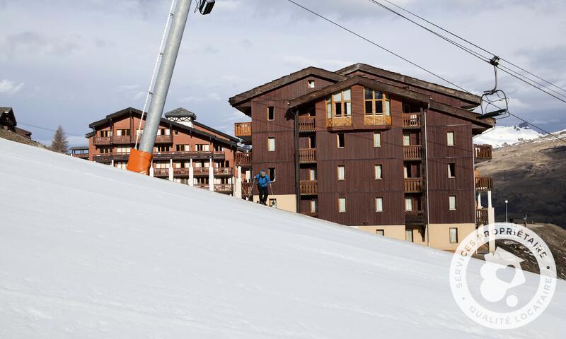 Аренда на лыжном курорте Résidence la Marelle et Le Rami - Maeva Home - Montchavin La Plagne - зимой под открытым небом