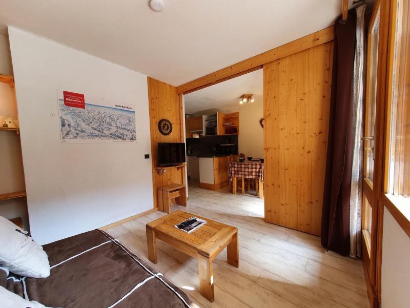 Rent in ski resort Studio 4 people (058) - Résidence la Traverse - Montchavin La Plagne - Living room