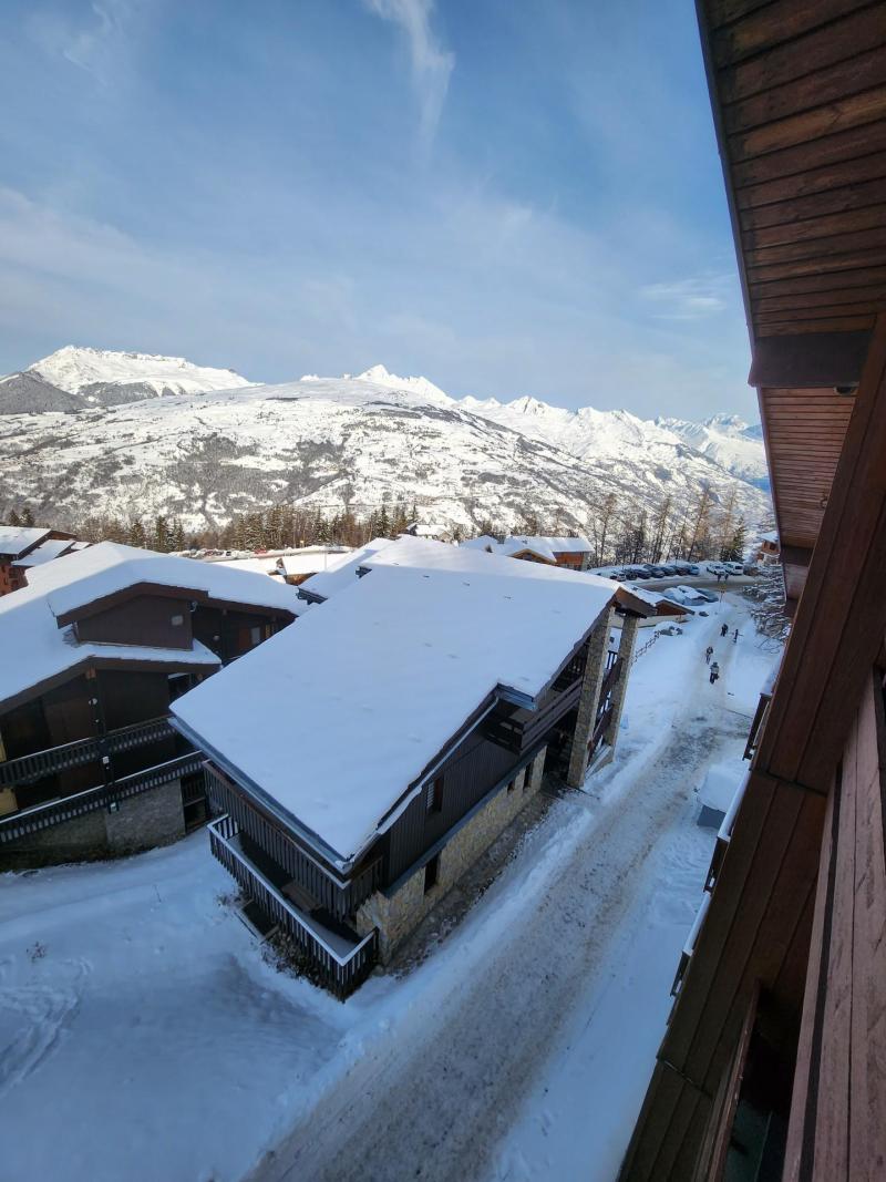 Rent in ski resort 2 room apartment 5 people (35) - Résidence le 1er Dé - Montchavin La Plagne - Balcony