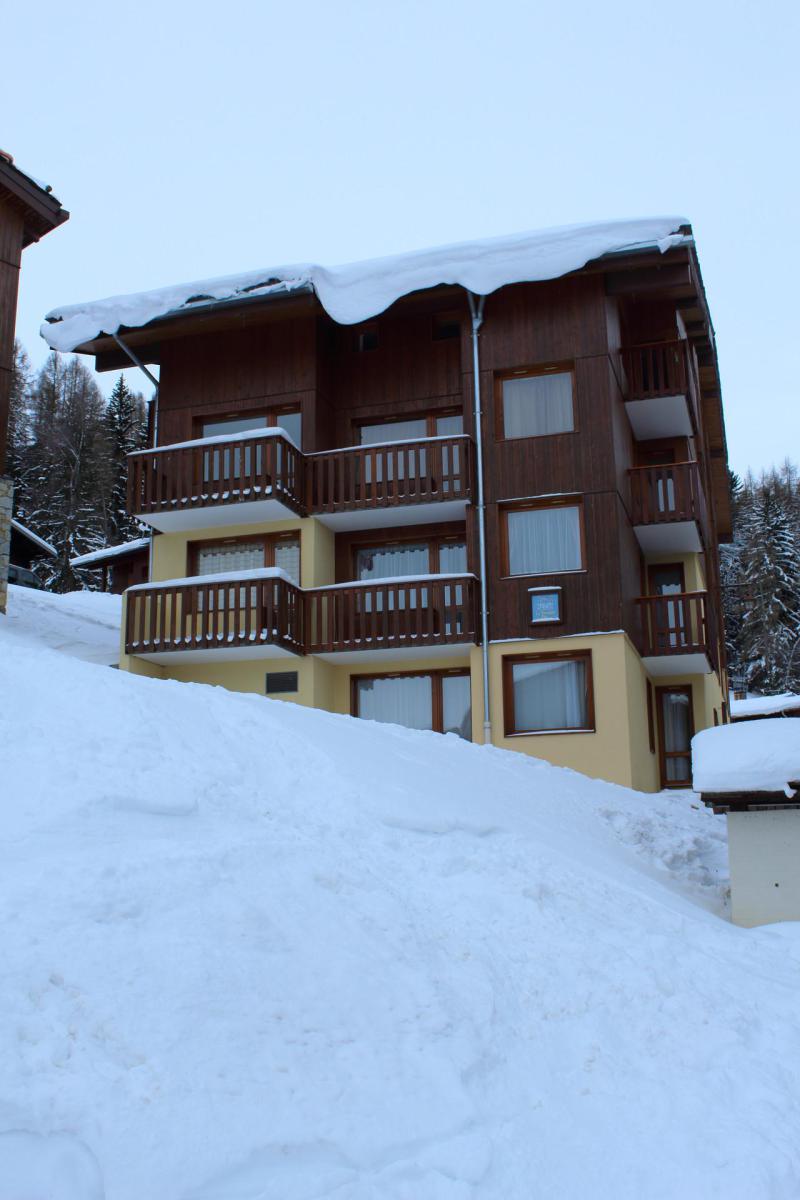 Urlaub in den Bergen Résidence le 1er Dé - Montchavin La Plagne - Draußen im Winter