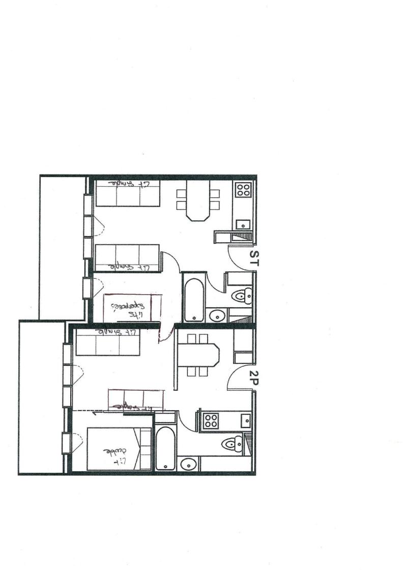 Skiverleih 1-Zimmer-Appartment für 6 Personen (427-429) - Résidence le Baccara 2 (l'Epervier) - Montchavin La Plagne