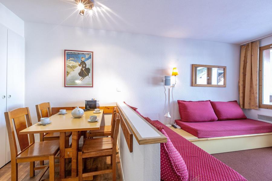 Ski verhuur Appartement 2 kamers 4 personen (012) - Résidence le Baccara 2 (l'Epervier) - Montchavin La Plagne - Woonkamer