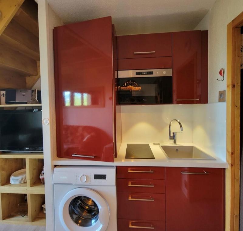 Wynajem na narty Apartament duplex 3 pokojowy kabina  6 osób (406) - Résidence le Bilboquet - Montchavin La Plagne - Kuchnia