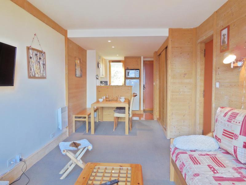 Ski verhuur Appartement 3 kamers 6 personen - Résidence le Boulier - Montchavin La Plagne - Woonkamer