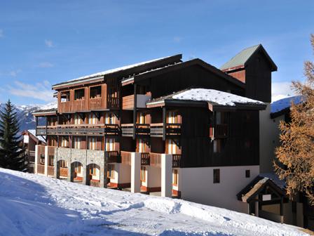 Location au ski Résidence le Carrousel - Montchavin La Plagne - Extérieur hiver