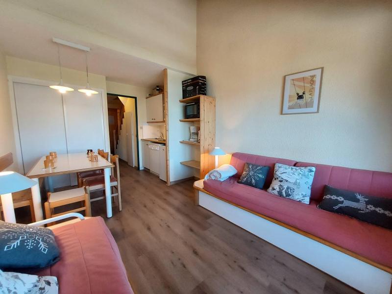 Skiverleih 2 Zimmer Maisonettewohnung für 6 Personen (434) - Résidence le Dé 4 - Montchavin La Plagne - Wohnzimmer