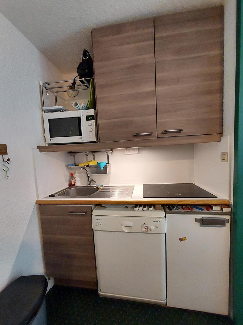 Alquiler al esquí Apartamento 2 piezas para 4 personas (317) - Résidence le Dé 4 - Montchavin La Plagne - Cocina abierta