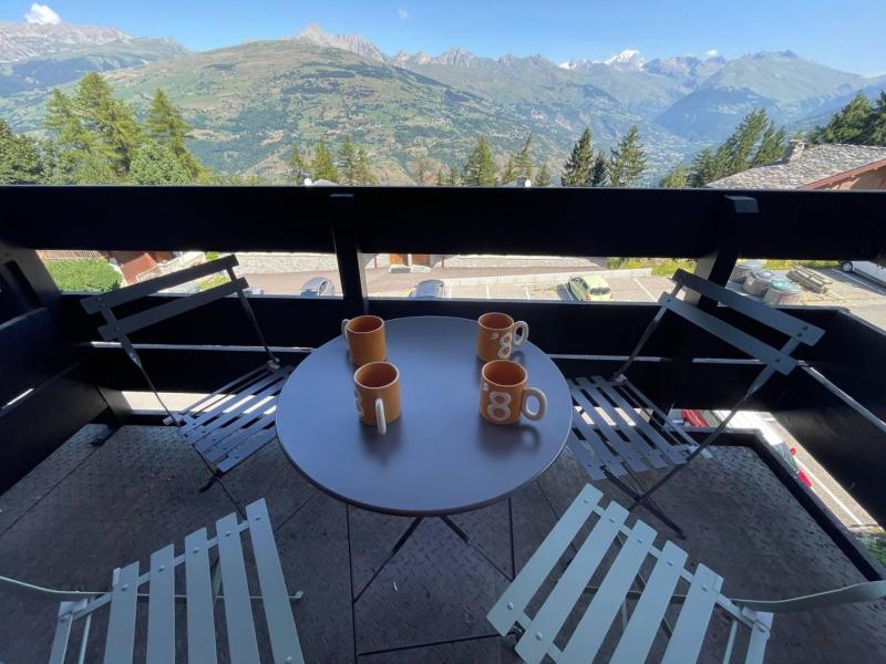 Ski verhuur Appartement duplex 2 kamers 6 personen (434) - Résidence le Dé 4 - Montchavin La Plagne - Balkon