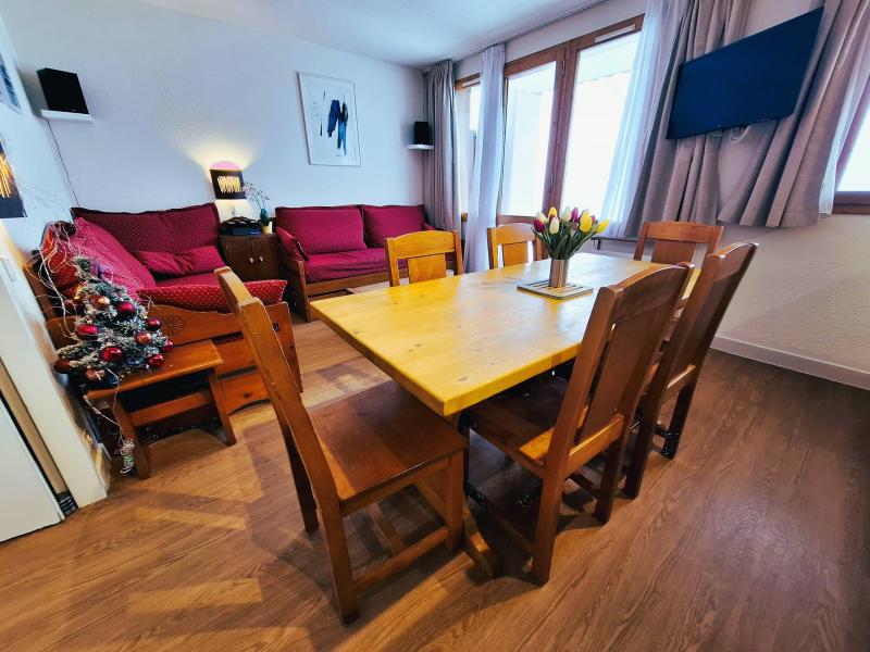 Skiverleih 3-Zimmer-Appartment für 6 Personen (006) - Résidence le Domino - Montchavin La Plagne - Wohnzimmer