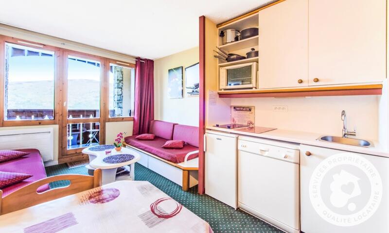 Vacances en montagne Appartement 2 pièces 4 personnes (Confort 28m²) - Résidence le Hameau du Sauget - Maeva Home - Montchavin La Plagne - Extérieur hiver