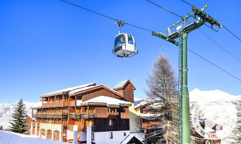 Location au ski Appartement 3 pièces 7 personnes (Confort -3) - Résidence le Hameau du Sauget - Maeva Home - Montchavin La Plagne - Extérieur hiver