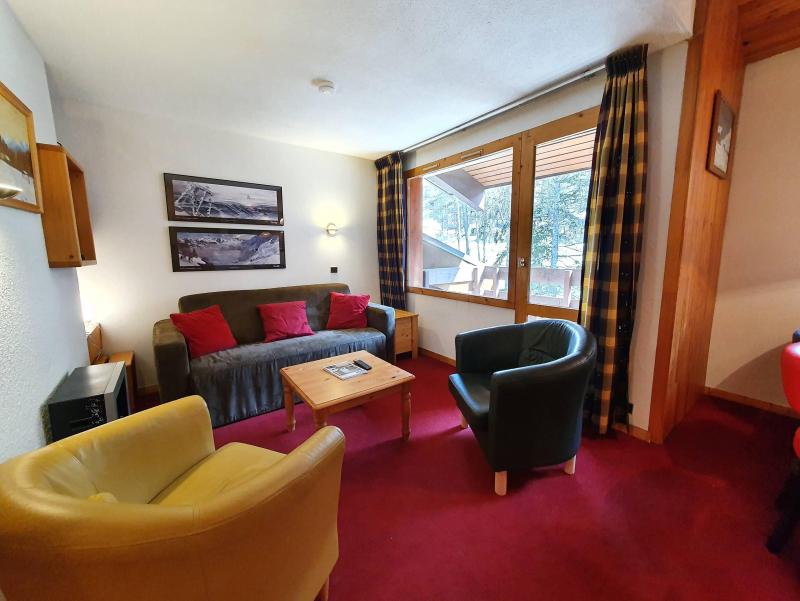 Rent in ski resort 3 room duplex apartment 6 people (036) - Résidence le Zig Zag - Montchavin La Plagne - Living room