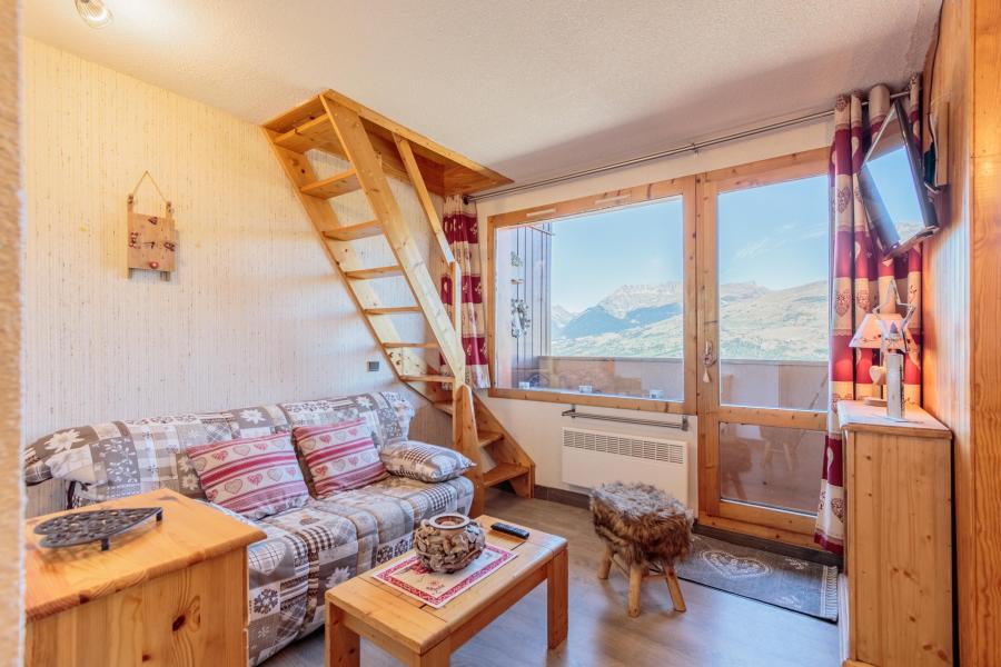 Ski verhuur Appartement duplex 3 kamers 6 personen (041) - Résidence le Zig Zag - Montchavin La Plagne - Woonkamer
