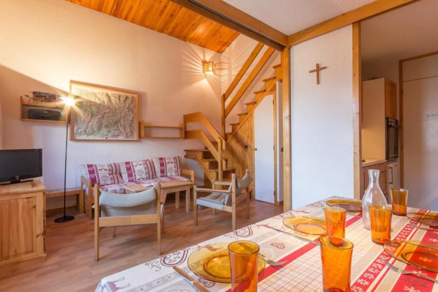 Rent in ski resort 3 room mezzanine apartment 8 people (20) - Résidence Porte de Montchavin - Montchavin La Plagne - Living room