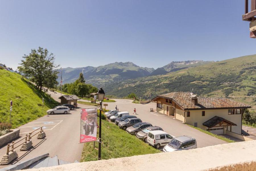 Rent in ski resort Studio 4 people (7) - Résidence Porte de Montchavin - Montchavin La Plagne - Terrace