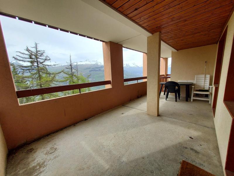 Rent in ski resort 2 room apartment sleeping corner 6 people (012) - Résidence Sextant - Montchavin La Plagne - Balcony